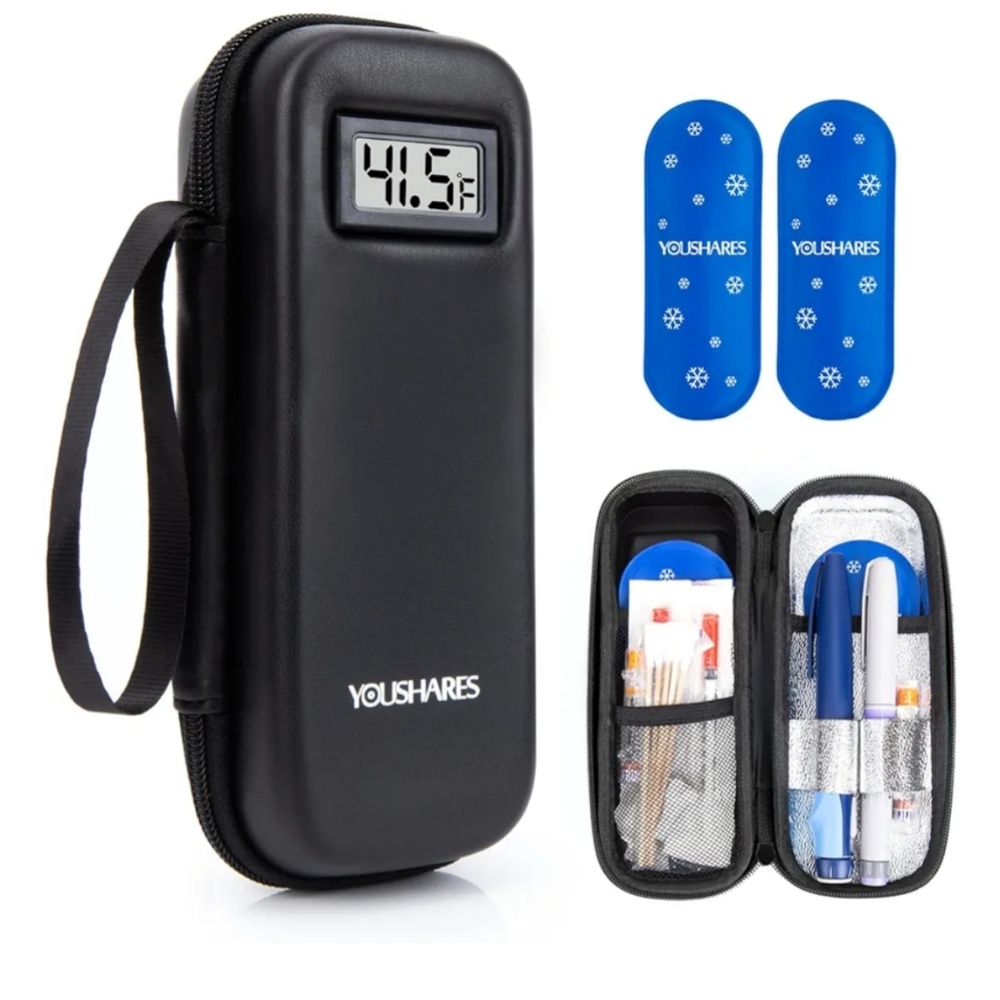 Black Cooler For SMALL ITEMS WITH Real Time Temp Check